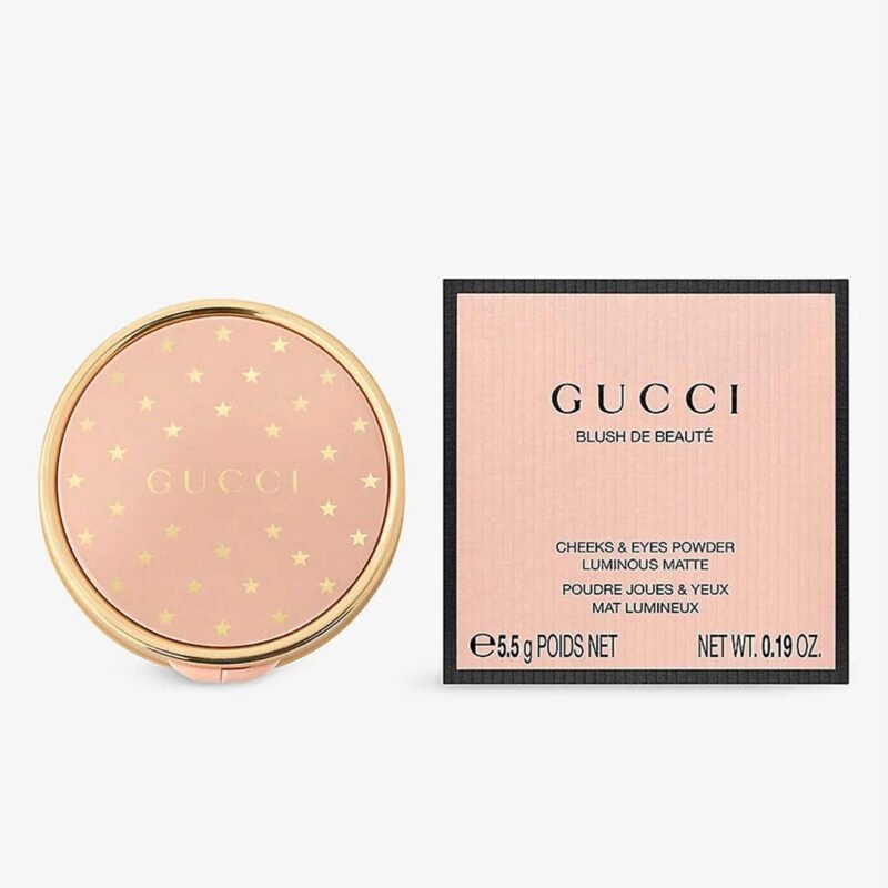 Gucci Luminous Matte Powder Blush – 02 Tender Apricot - Image 3