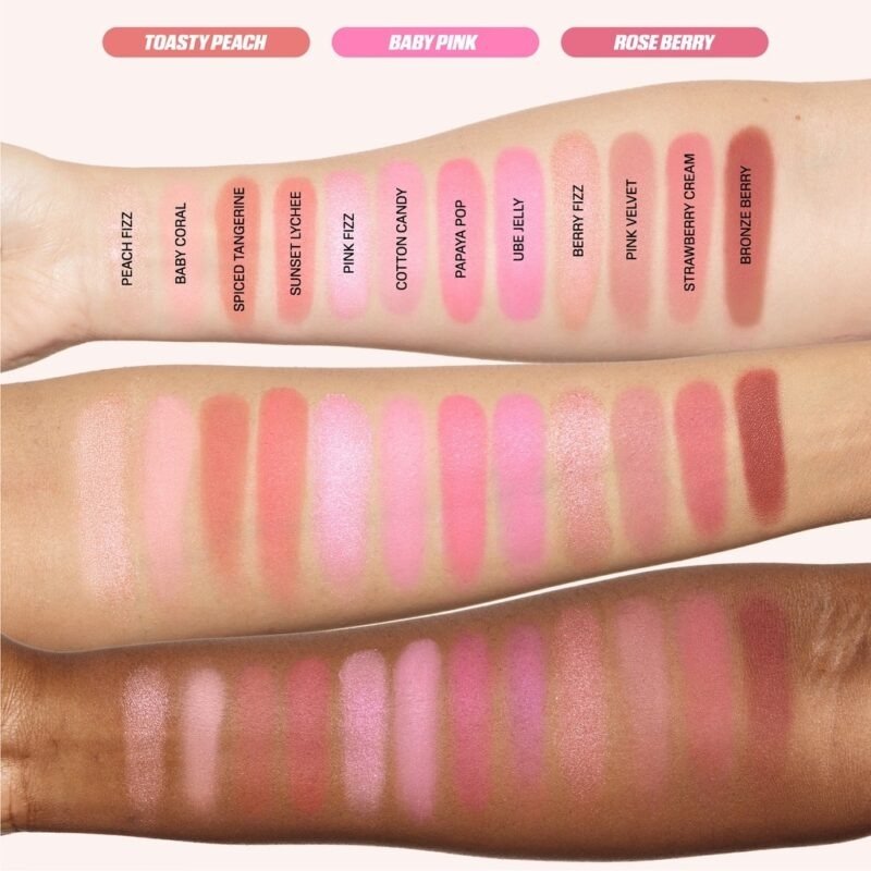 Huda Beauty Blush Filter Blurring Blushlighters Palette – Toasty Peach (7.5g) - Image 5