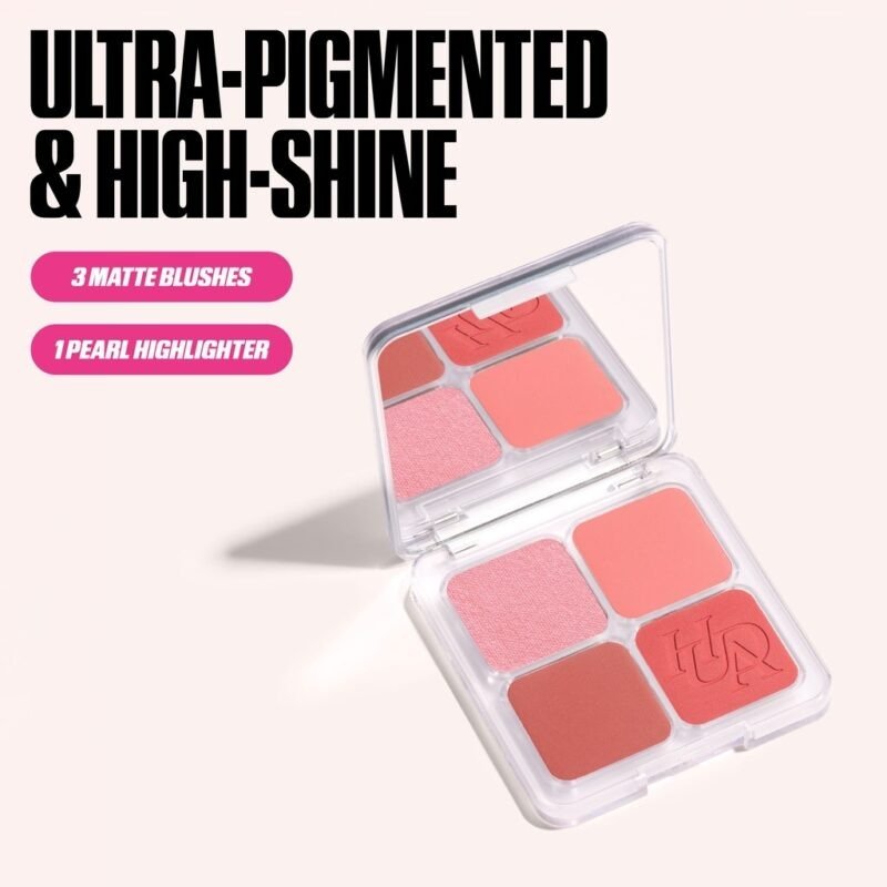 Huda Beauty Blush Filter Blurring Blushlighters Palette – Toasty Peach (7.5g) - Image 7