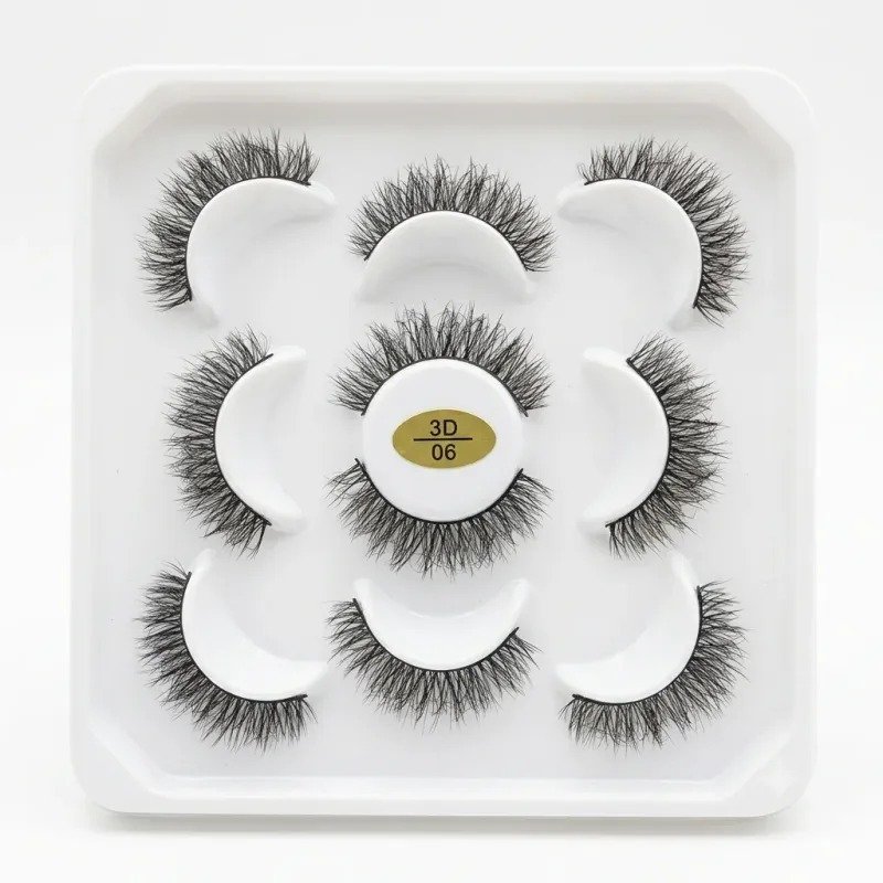 Mink Professional Eyelashes 5 Pairs – 3DO6