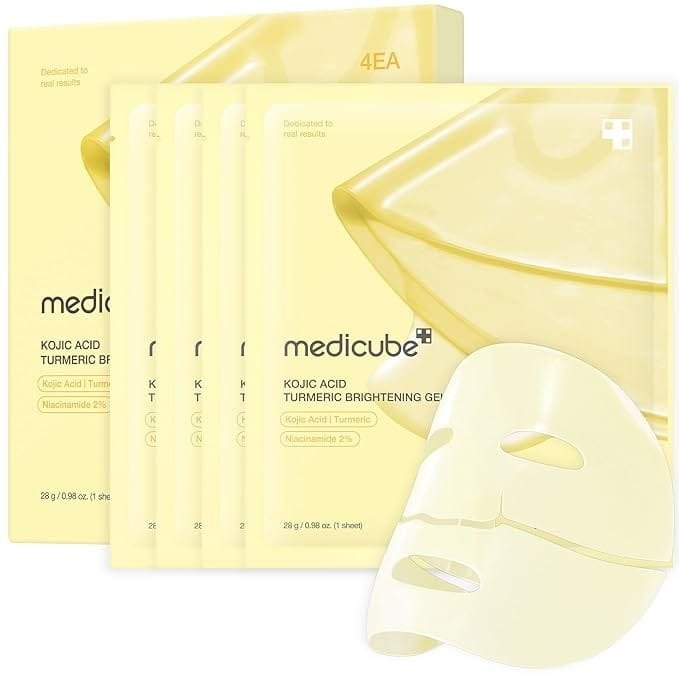 Medicube KOJIC ACID Turmeric Brightening Gel Mask – (Single Mask)