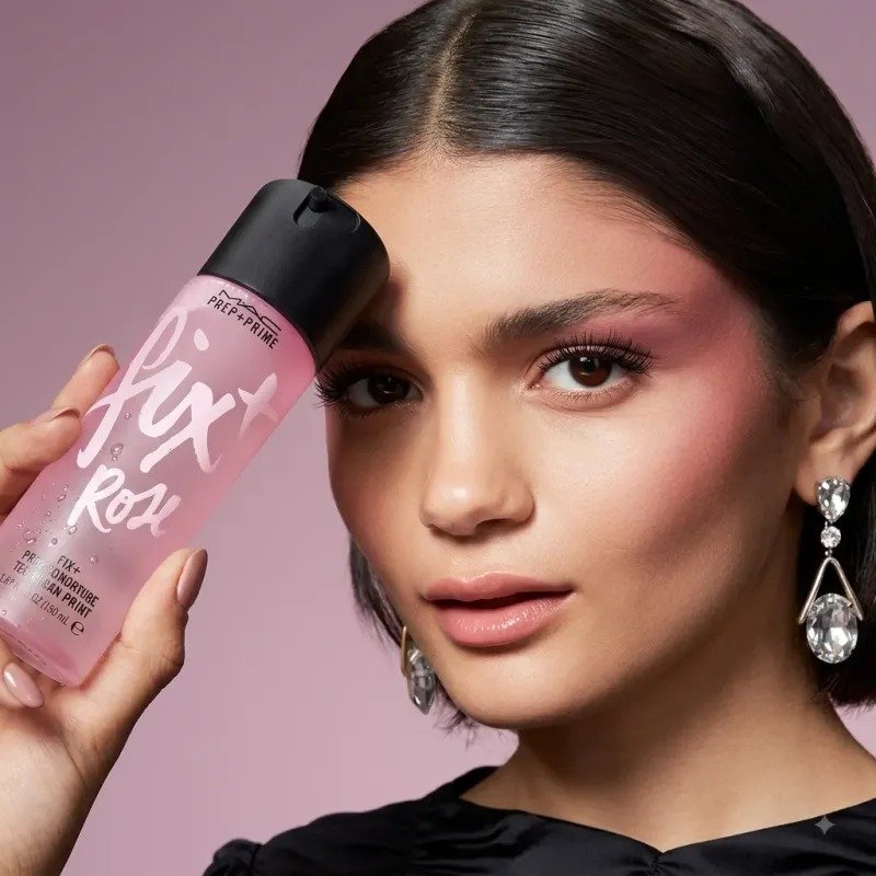 MAC Cosmetics Prep + Prime Fix+ Setting Spray Rose – (100ml) - Image 3
