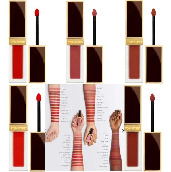 Tomford Liquid Lip Luxe Matte Lipstick – 127 Temptress (6ml) - Image 2