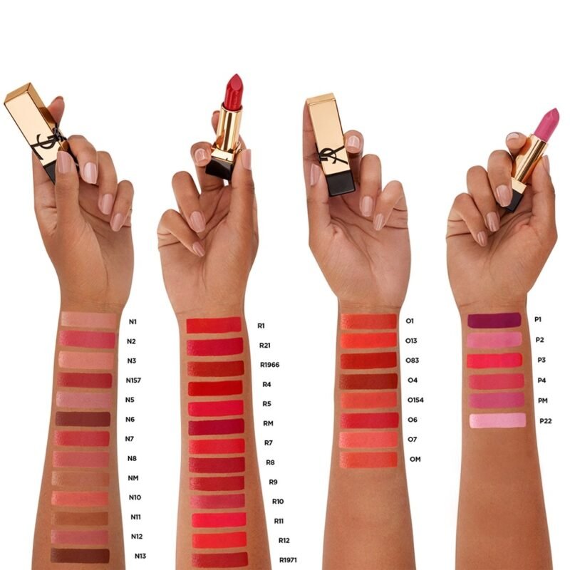 YSL Rouge Pur Couture Lipstick – O1 Wild Cinnamon (3.8ml) - Image 2