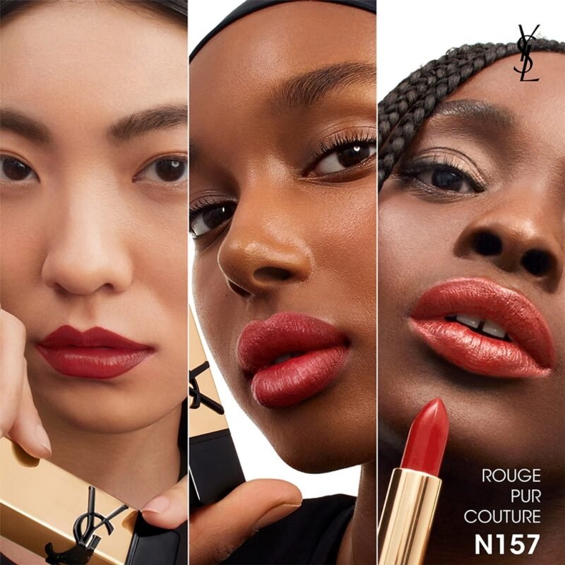 YSL Rouge Pur Couture Lipstick – N157 Nu Inattendu (3.8ml) - Image 2