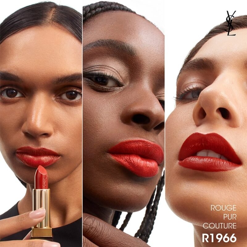 YSL Rouge Pur Couture Lipstick – R1966 Rouge Libre (3.8ml) - Image 3