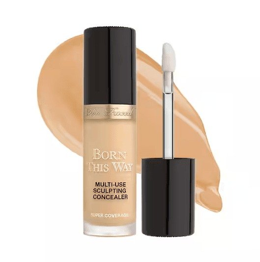 Too Faced Born This Way Super Coverage Multi Use Sculpting Concealer – GOLDEN BEIGE (13.5ml)