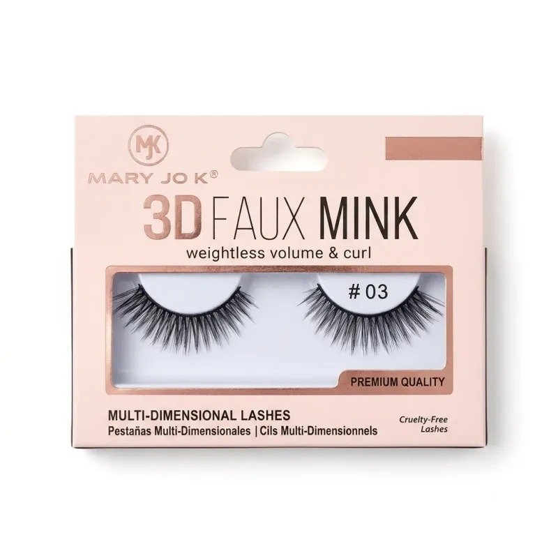 Mary Jo K 3D Faux Mink Eyelashes – 03