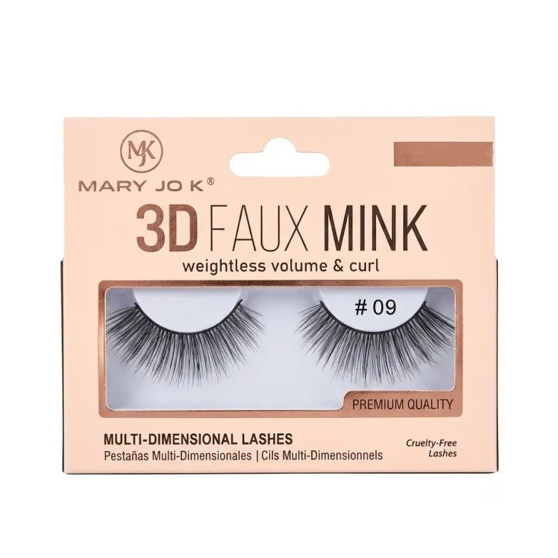 Mary Jo K 3D Faux Mink Eyelashes – 09