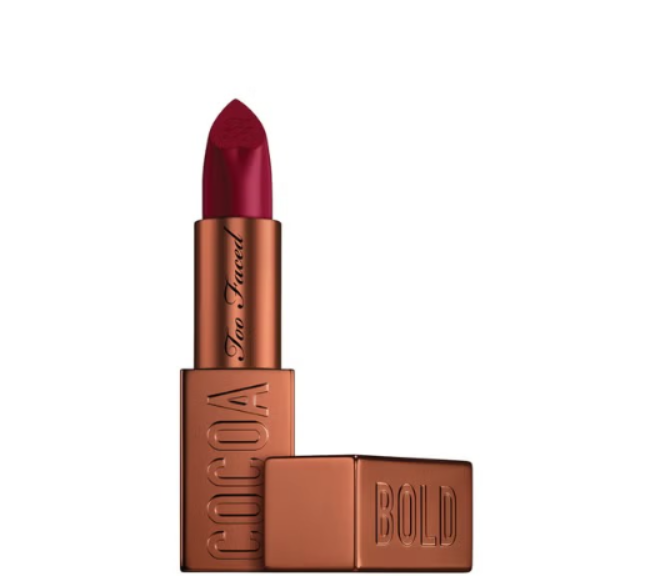 Too Faced Cocoa Bold Cream Lipstick – Triple Fudge