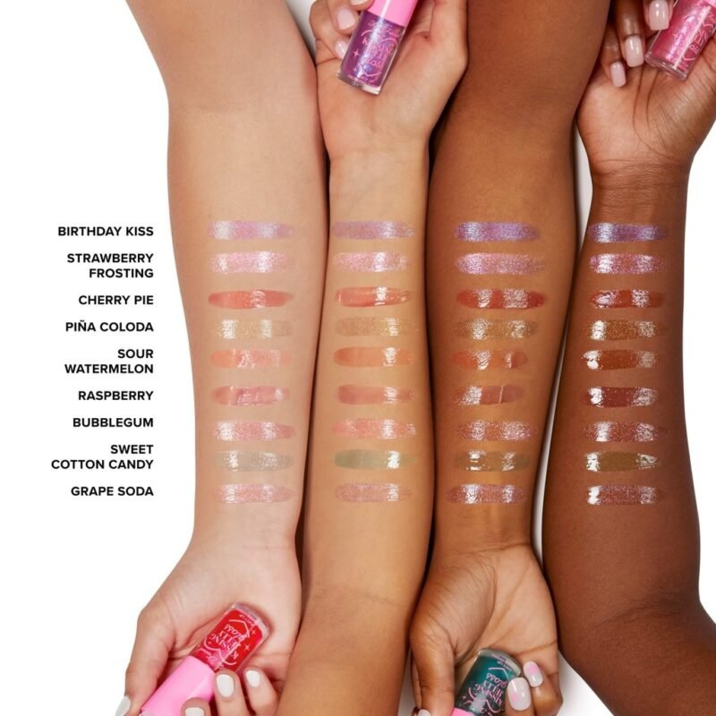 Too Faced Kissing Jelly Lip Oil Gloss – Sour Watermelon - Image 5
