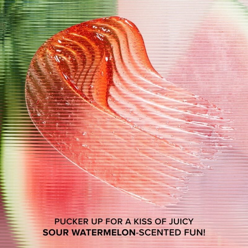 Too Faced Kissing Jelly Lip Oil Gloss – Sour Watermelon - Image 4