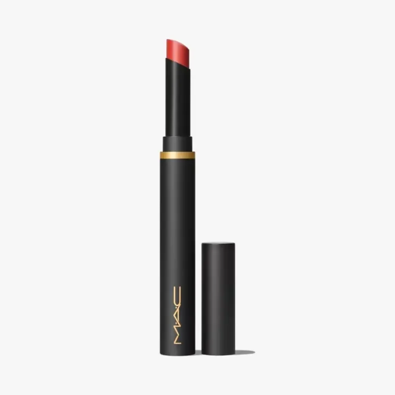 MAC Powder Kiss Velvet Blur Slim Lipstick – Dubonnet Buzz (2g)