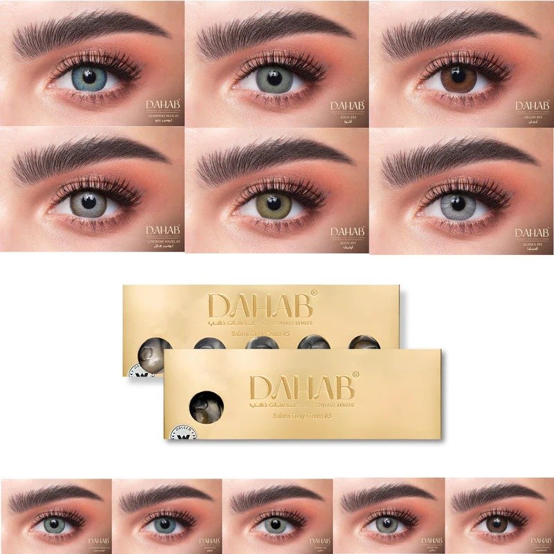 Dahab Daily Soft Contact Lenses 10Pcs Box – Lumirere Gray #3 - Image 2