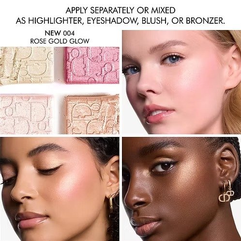 Dior Backstage Glow Maximizer Palette – 004 Rose Gold Glow - Image 2