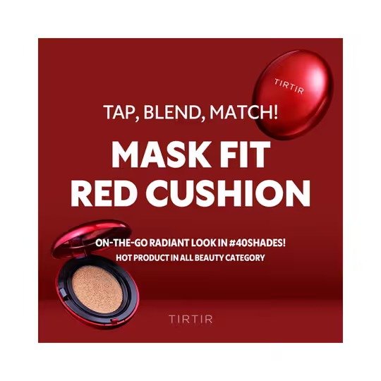 Tirtir Mask Fit Red Cushion Foundation – 21N Ivory (18g) - Image 2