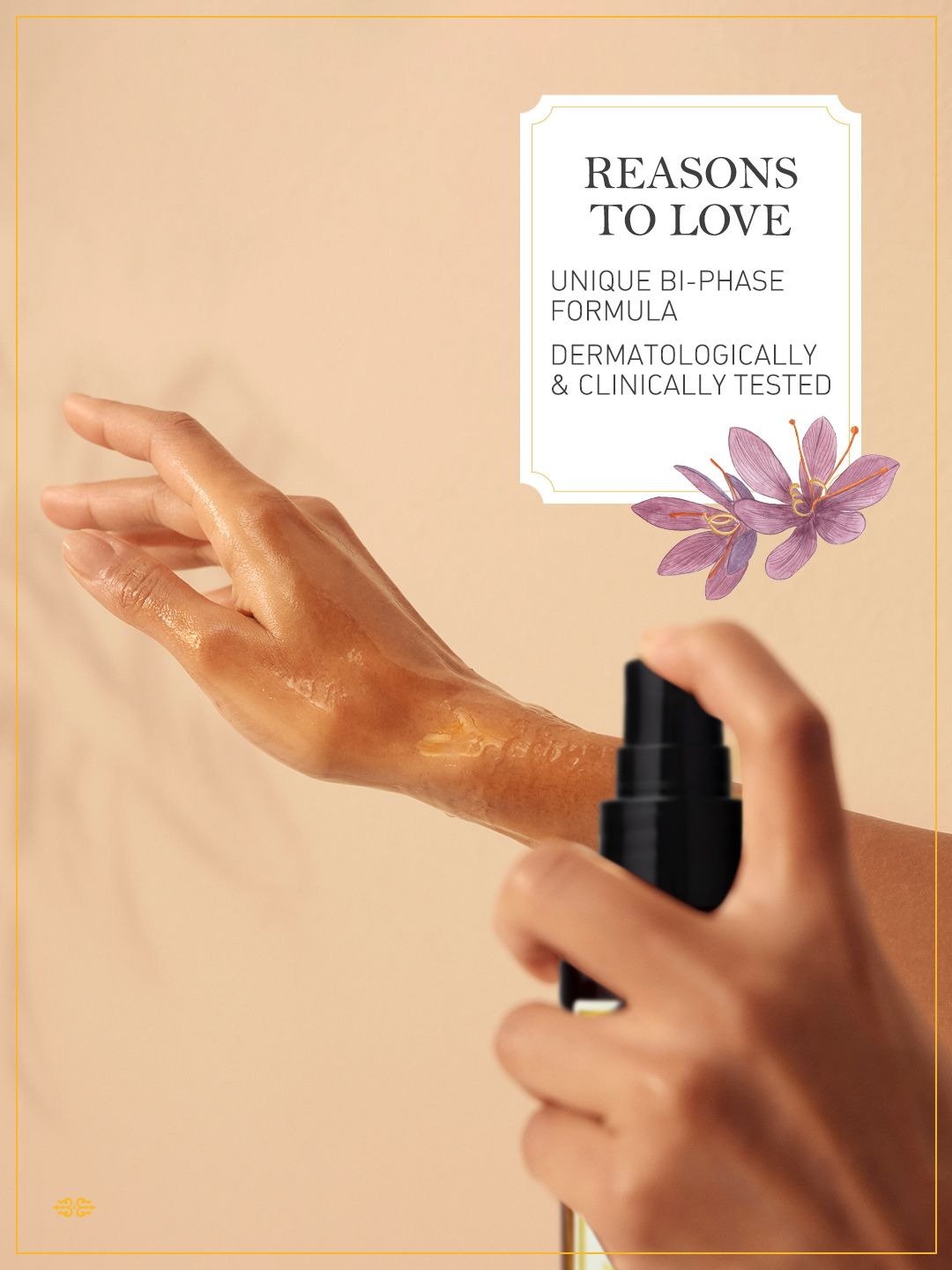 Kama Ayurveda kumkumadi Brightening Bi-phase Essence (12ml) - Image 4