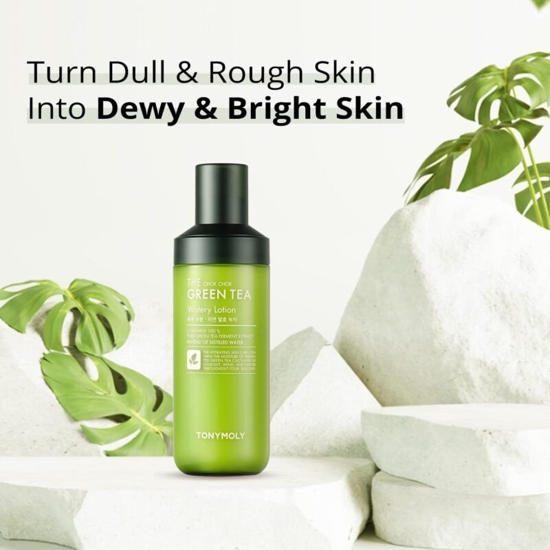 TONYMOLY The Chok Chok Green Tea Watery Lotion – (160ml) - Image 2