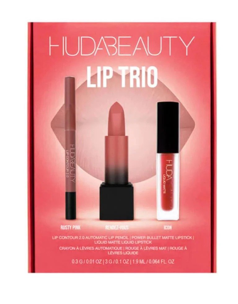 Huda Beauty The Ultimate Lip Trio Set