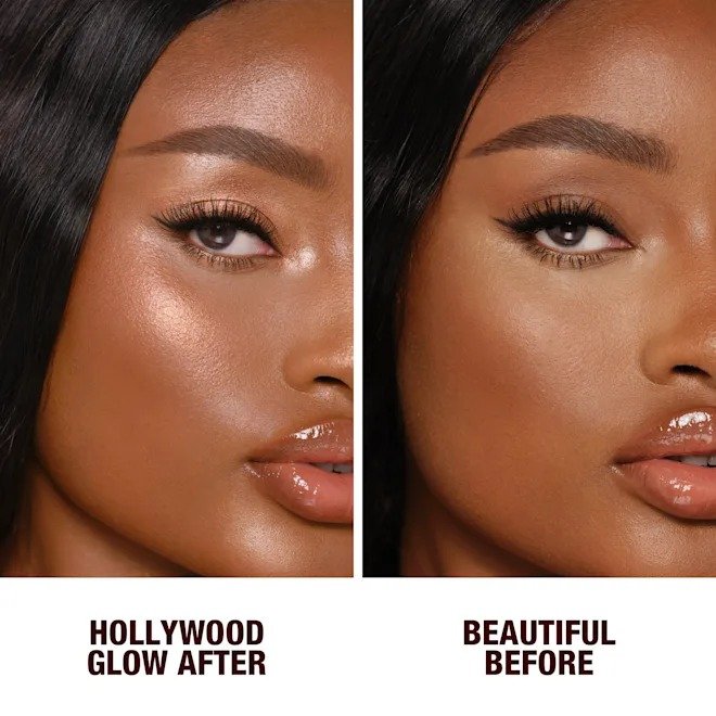 Charlotte Tilbury Hollywood Glow Glide Face Architect Highlighter – Rose Gold Glow (7g) - Image 3