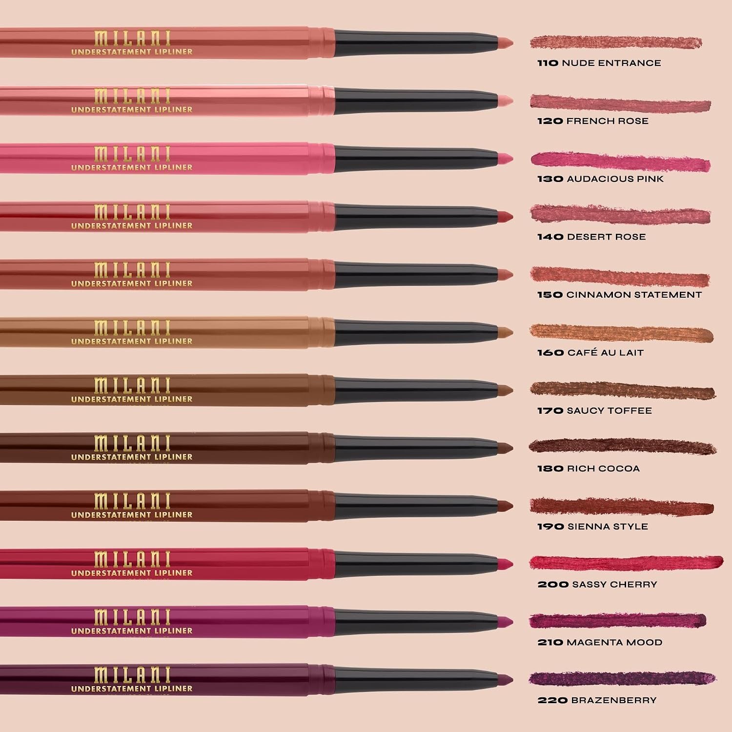 Milani Understatement Lip Liner - 120 French Rose - Image 3
