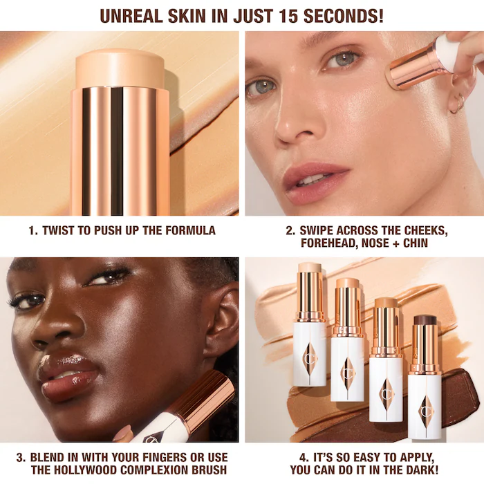 Charlotte Tilbury Unreal Skin Sheer Glow Tint – 1 Fair (9g) - Image 3